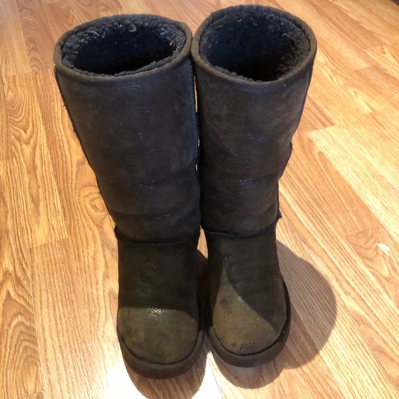 UGG Classic Tall Paisley Print Boots - Picture 2 of 7